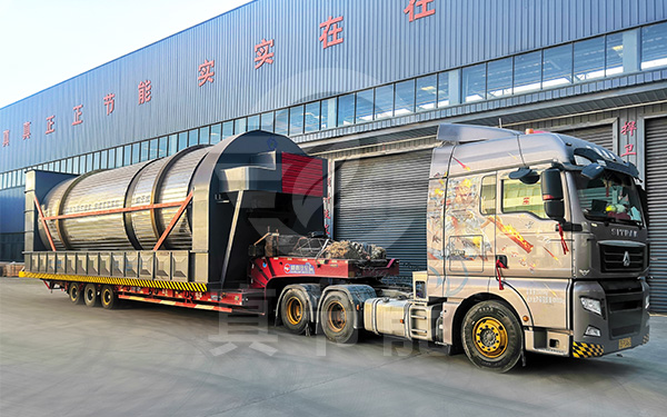 薯渣烘干設備發(fā)貨現(xiàn)場