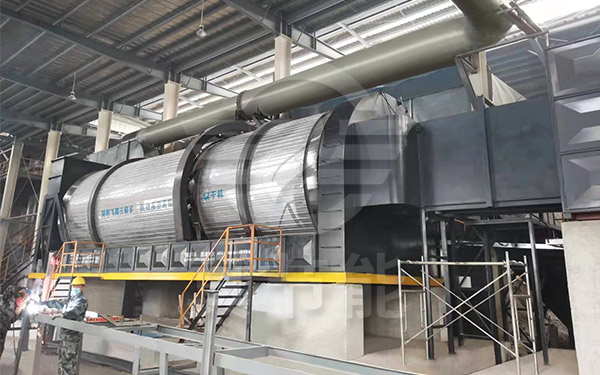 藥渣烘干機運行現(xiàn)場 藥渣烘干機運行現(xiàn)場