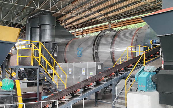 白酒糟烘干現場 白酒糟烘干現場